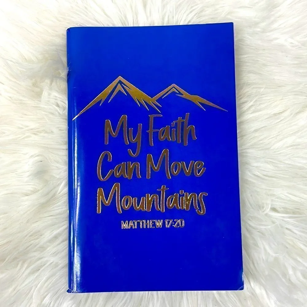 Journal “My faith can move Mountains” journal , quoted writing,Spiritual